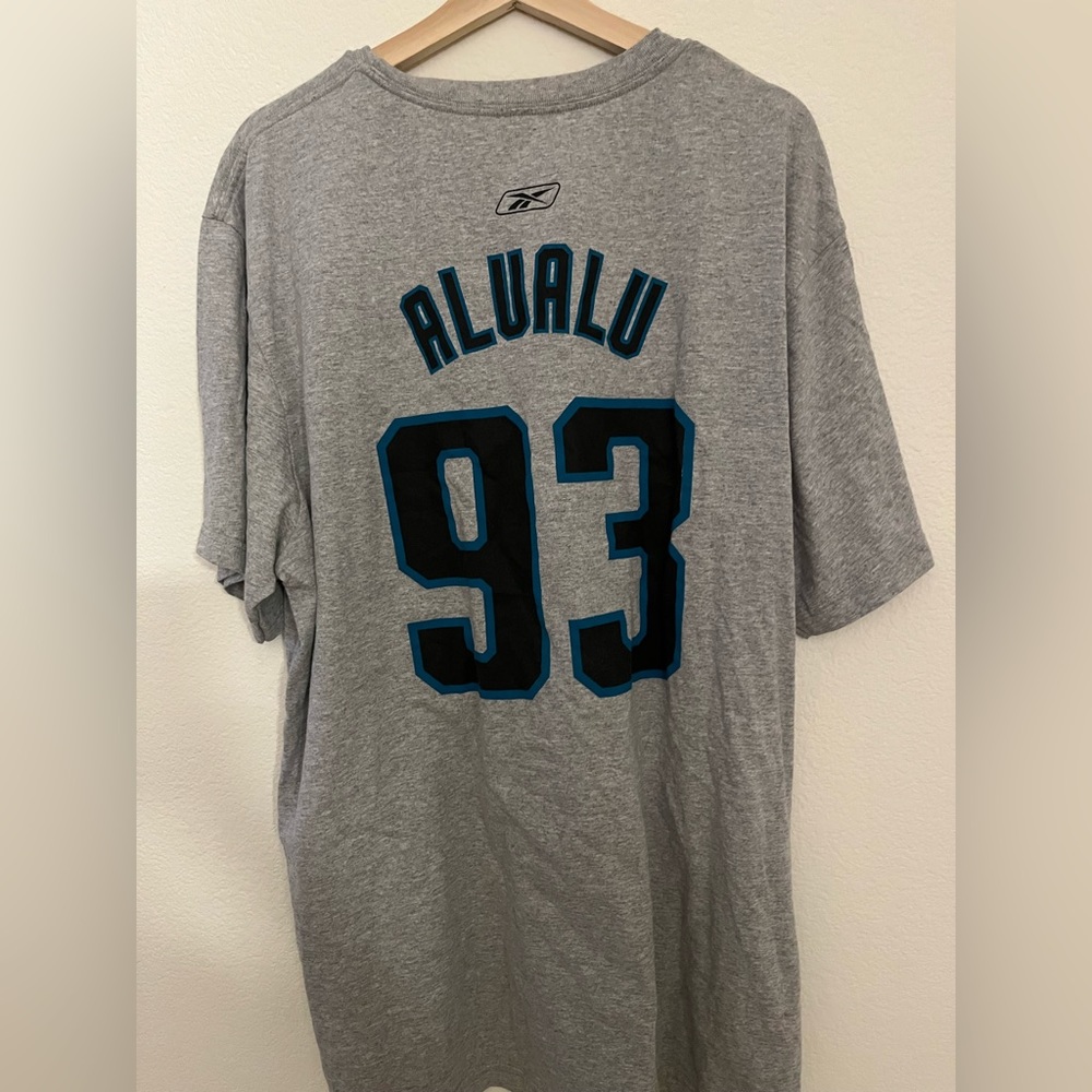 Reebok 2XL Jaguars #93 T-shirt